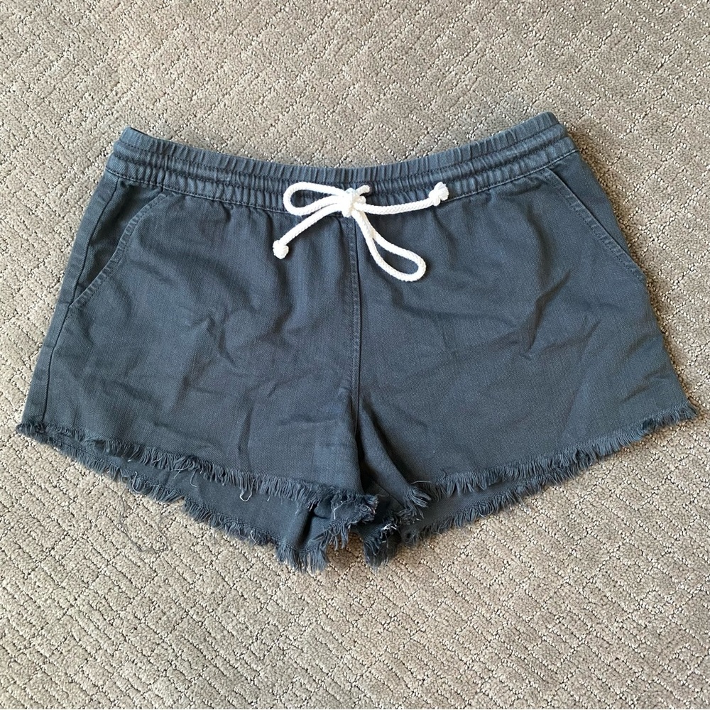 American Eagle Outfitters Gray High Waist Shorts